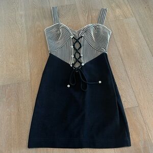 MINI BLACK BODYCON DRESS XS TADASHI SHOJI